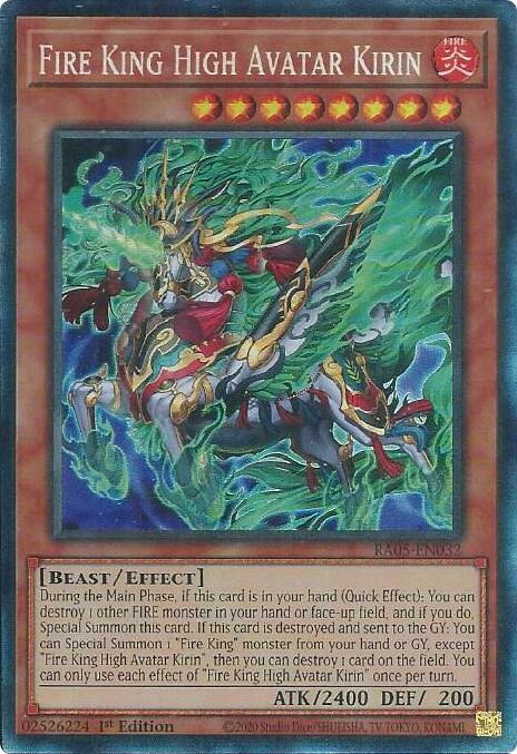 Fire King High Avatar Kirin (PCR)