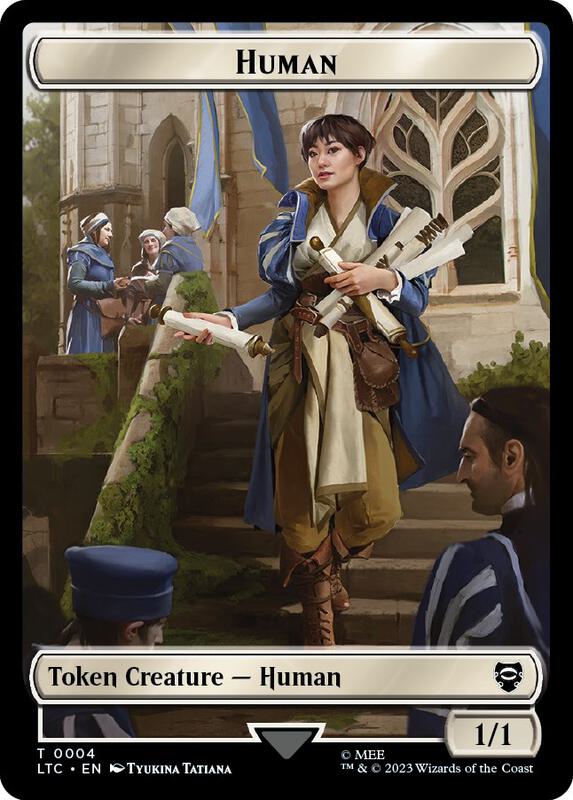 Human // Human Soldier (0002) Double-Sided Token