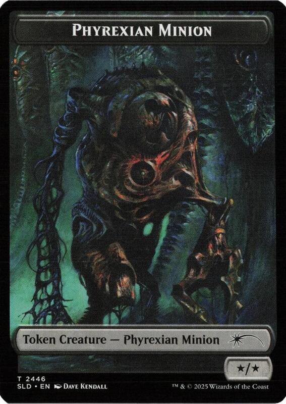 Phyrexian Minion (SLD) // Angel (LCI) Double-sided Token