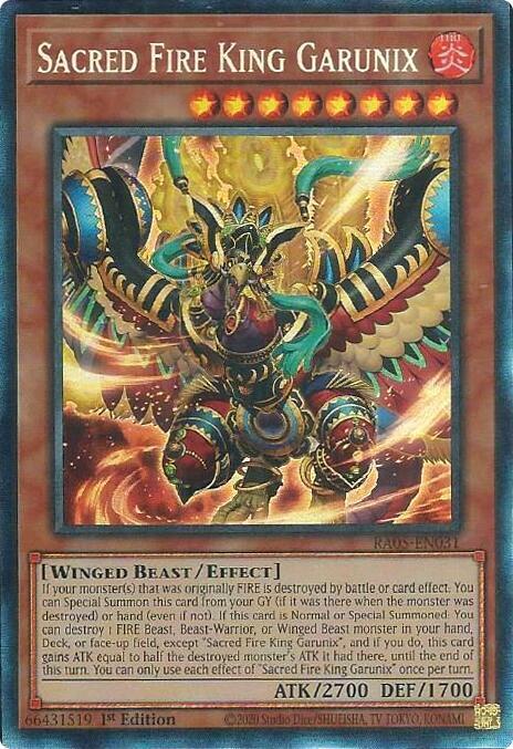 Sacred Fire King Garunix (Collector's Rare)