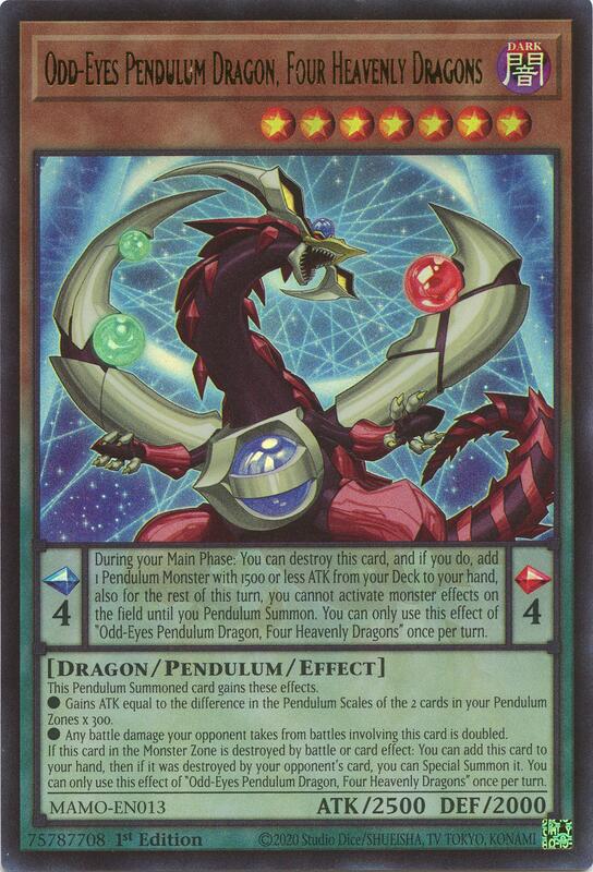 Odd-Eyes Pendulum Dragon, Four Heavenly Dragons