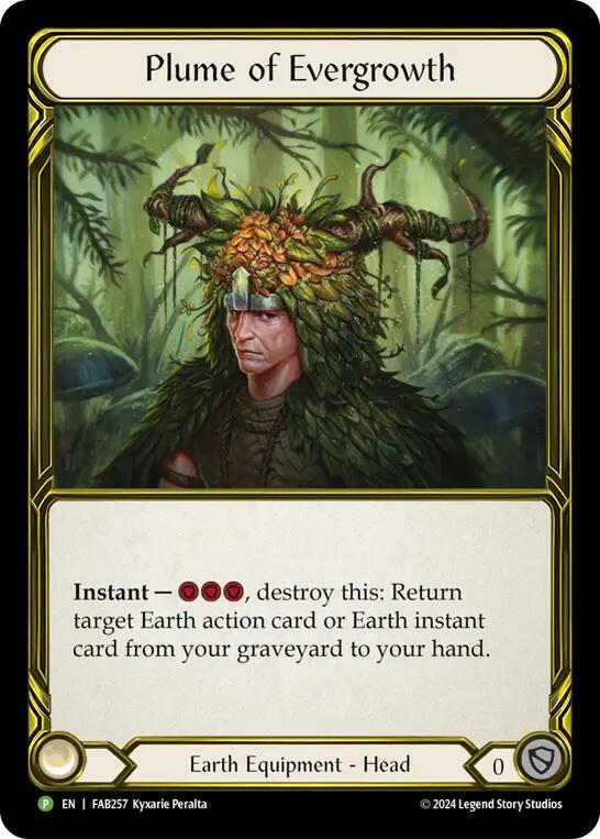Plume of Evergrowth (Golden) - FAB257