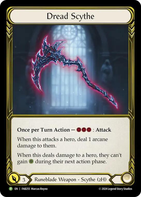 Dread Scythe (Golden) - FAB255