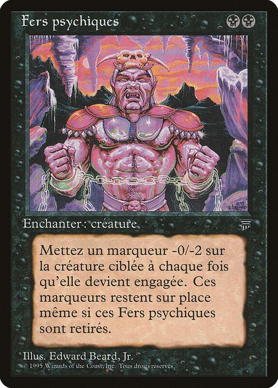 Spirit Shackle (French) - "Fers psychiques"