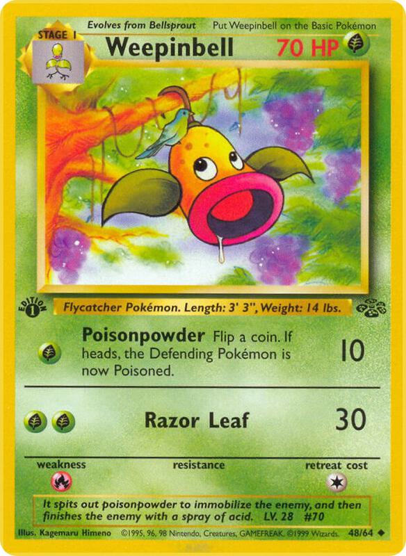 Weepinbell card