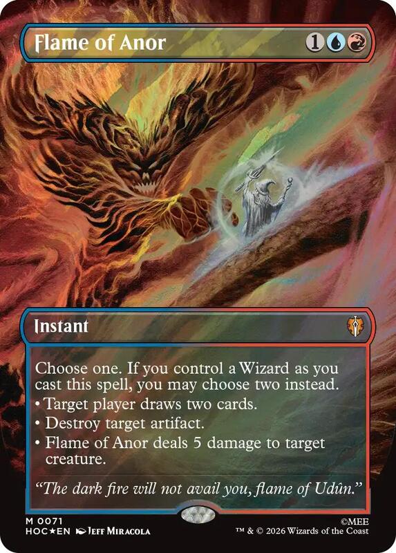 Flame of Anor (Borderless) (Surge Foil)