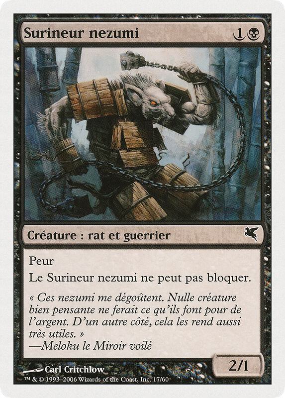 Nezumi Cutthroat (French) - "Surineur nezumi" (A17)