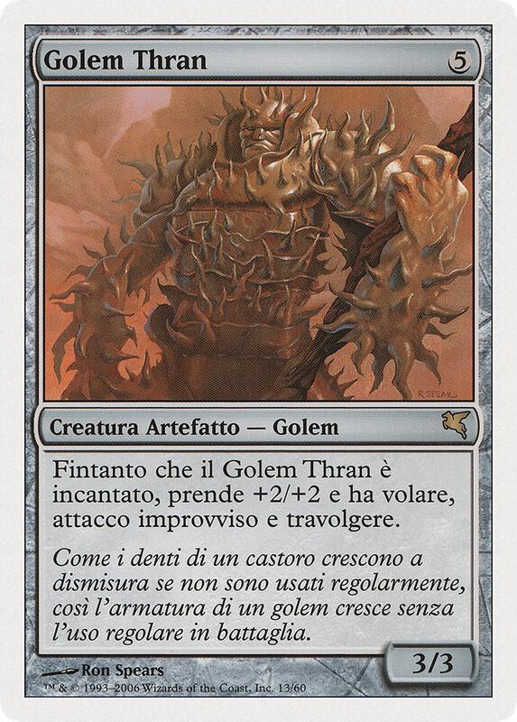 Thran Golem (Italian) - "Golem Thran"