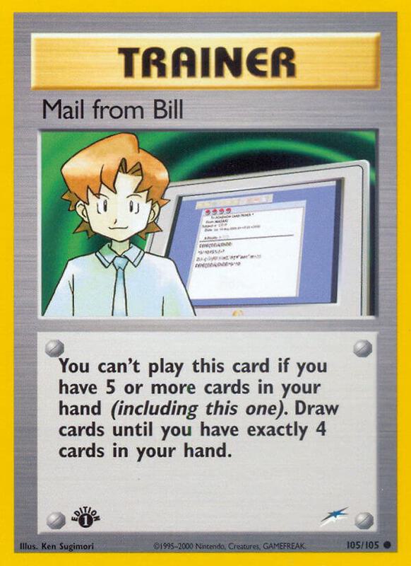 Mail from Bill card