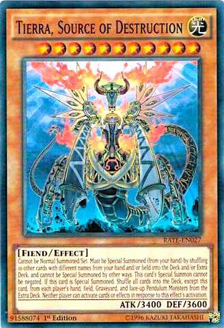 Tierra, Source of Destruction