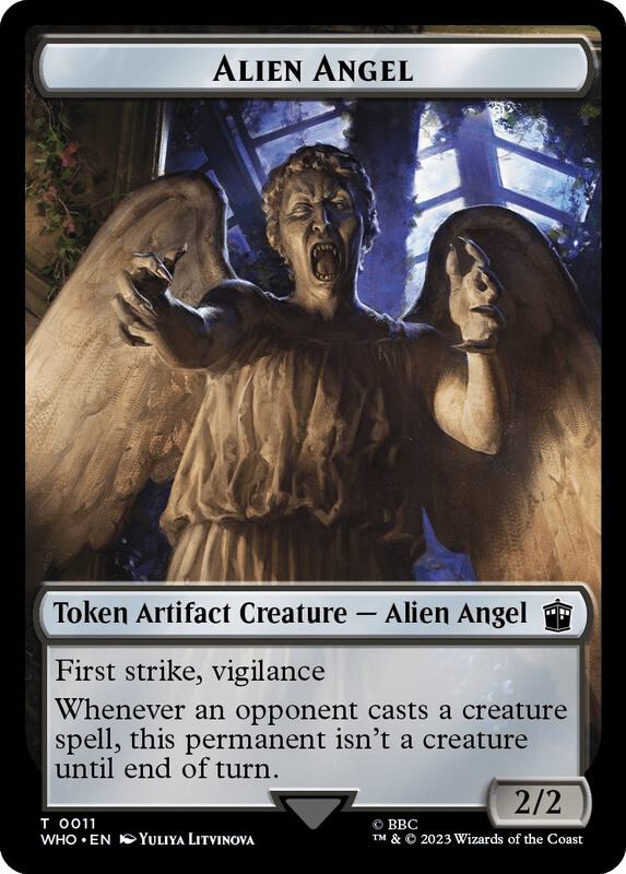 Alien Angel // Food (0026) Double-Sided Token