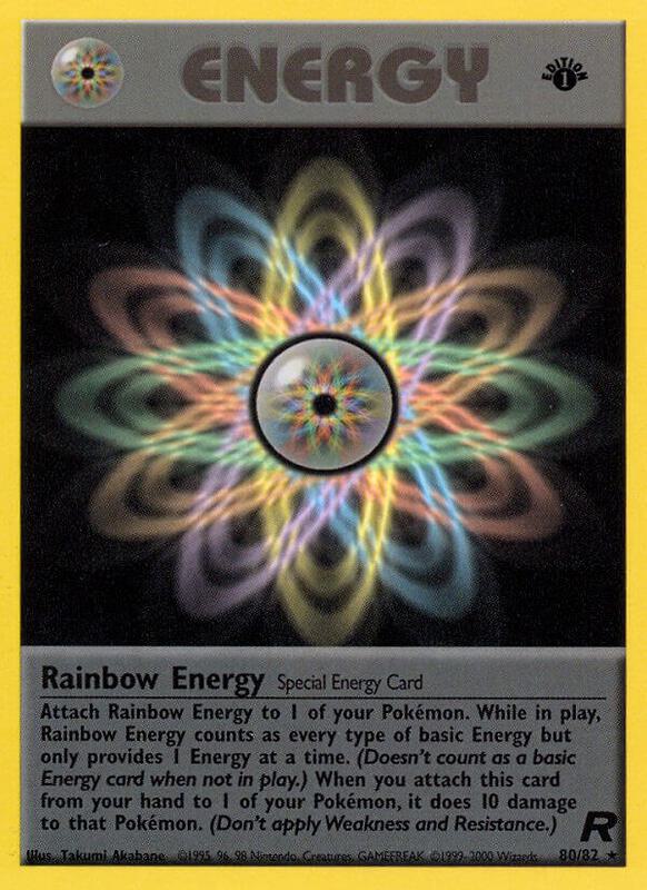 Rainbow Energy card