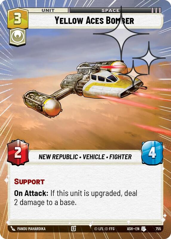 Yellow Aces Bomber (Hyperspace Foil)