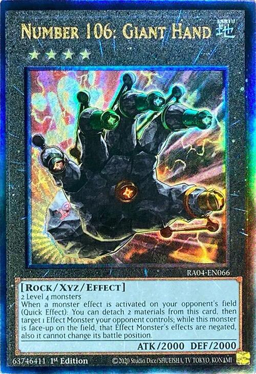 Number 106: Giant Hand (PUR)