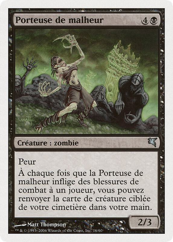 Woebearer (French) - "Porteuse de malheur"