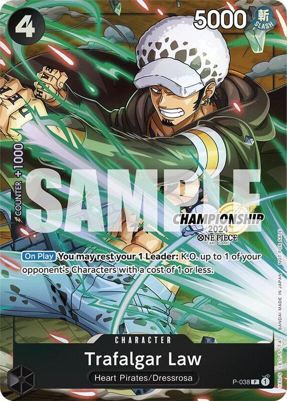 Trafalgar Law - P-038 (CS 2024 Event Pack Finalist)