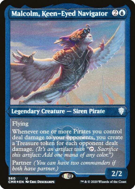Malcolm, Keen-Eyed Navigator (Foil Etched)