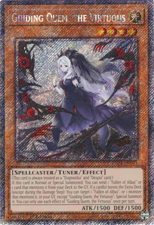 Guiding Quem, the Virtuous (Platinum Secret Rare)