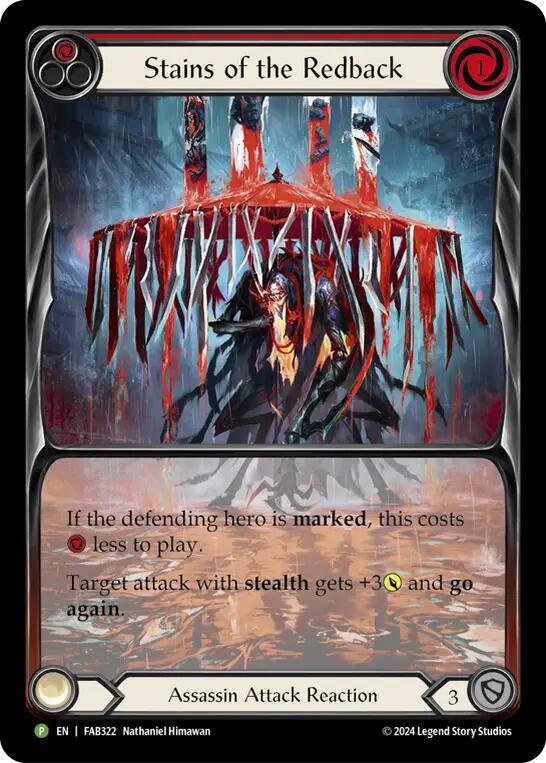 Stains of the Redback (Red) - FAB322