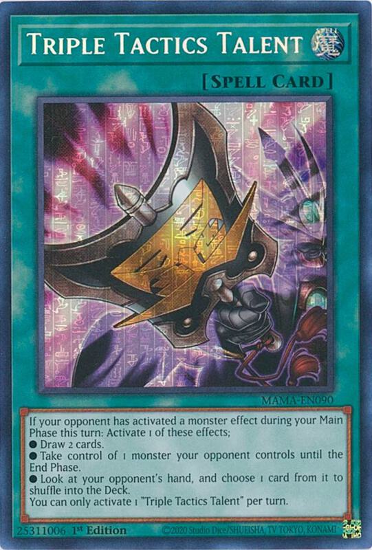 Triple Tactics Talent (Secret Pharaoh's Rare)