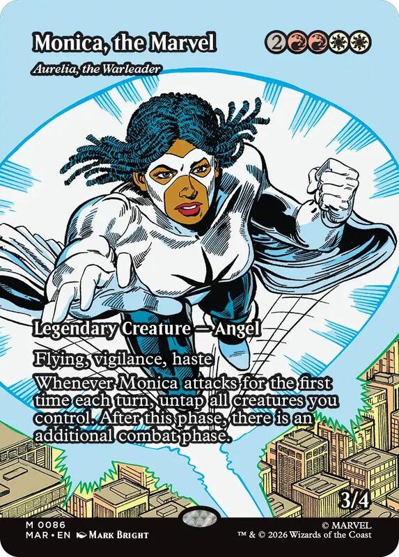 Monica, the Marvel - Aurelia, the Warleader (Borderless)