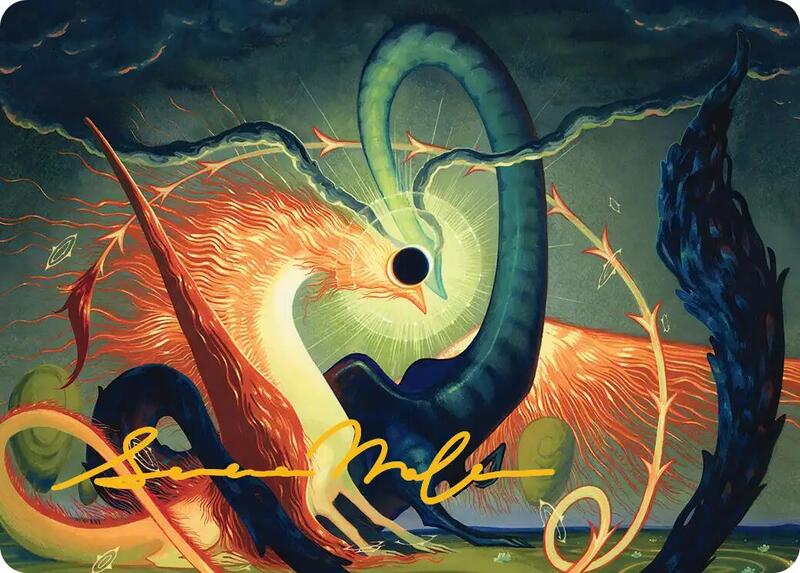 Celestial Reunion Art Card (42/54) (Gold-Stamped Signature)