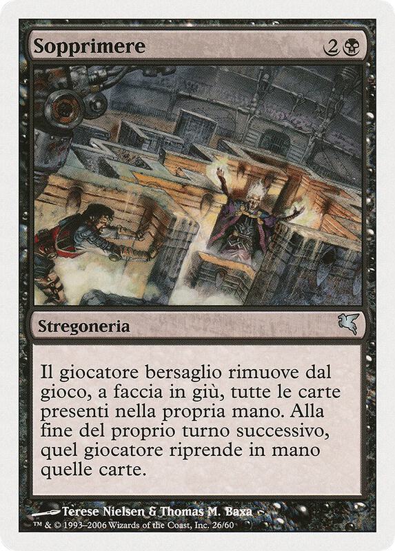 Suppress (Italian) - "Sopprimere"