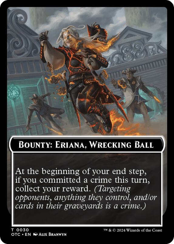 Bounty: Eriana, Wrecking Ball // Bounty Rules Double-Sided Token