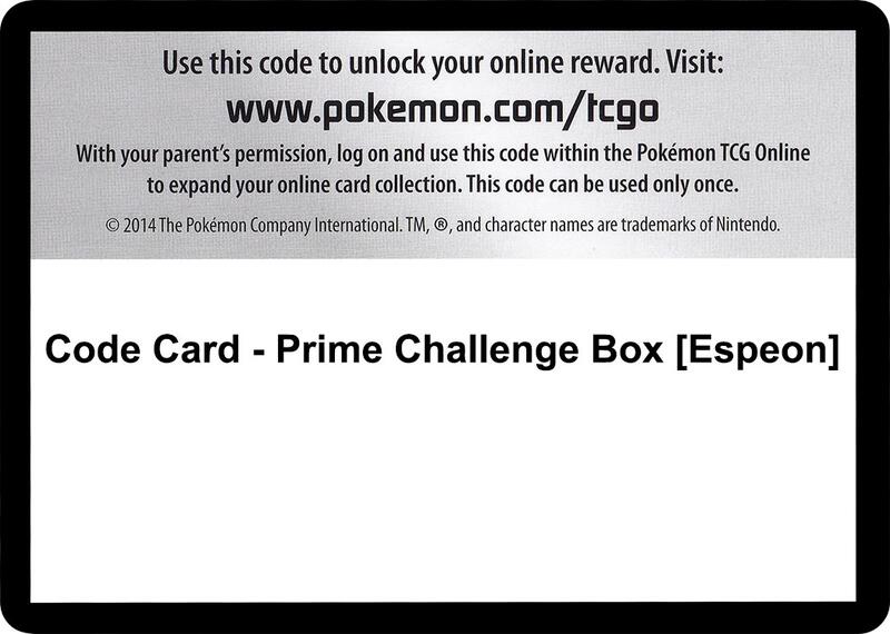 Code Card - Prime Challenge Box [Espeon]