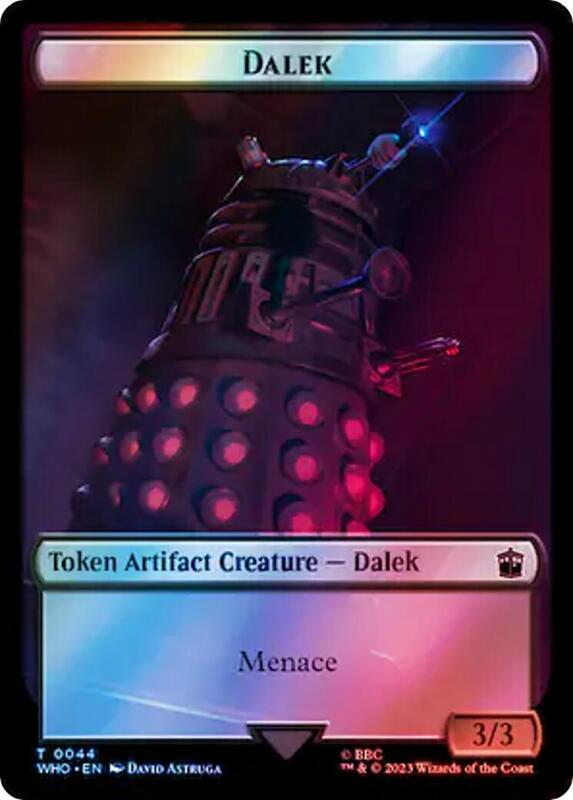 Dalek // Alien Insect Double-Sided Token (Surge Foil)