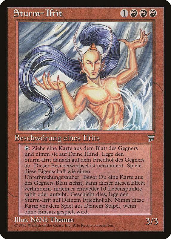 Tempest Efreet (German)- "Sturm-Ifrit"