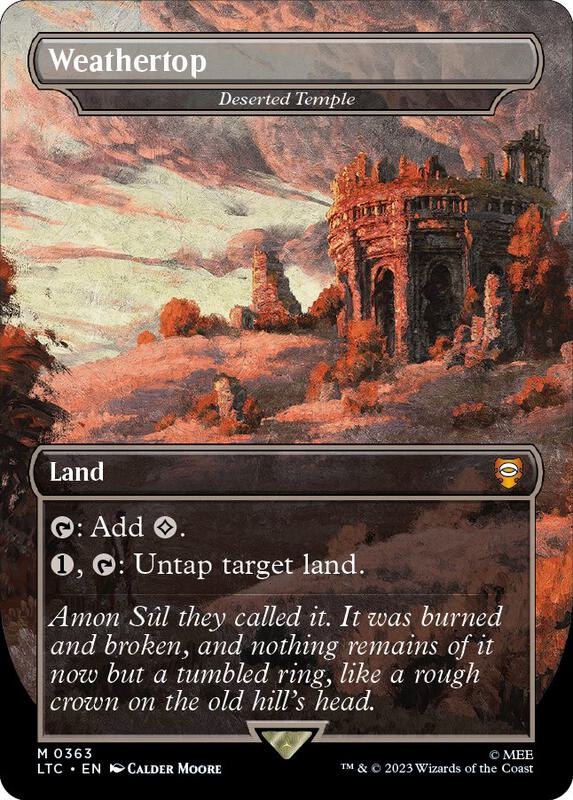 Weathertop - Deserted Temple (Borderless)
