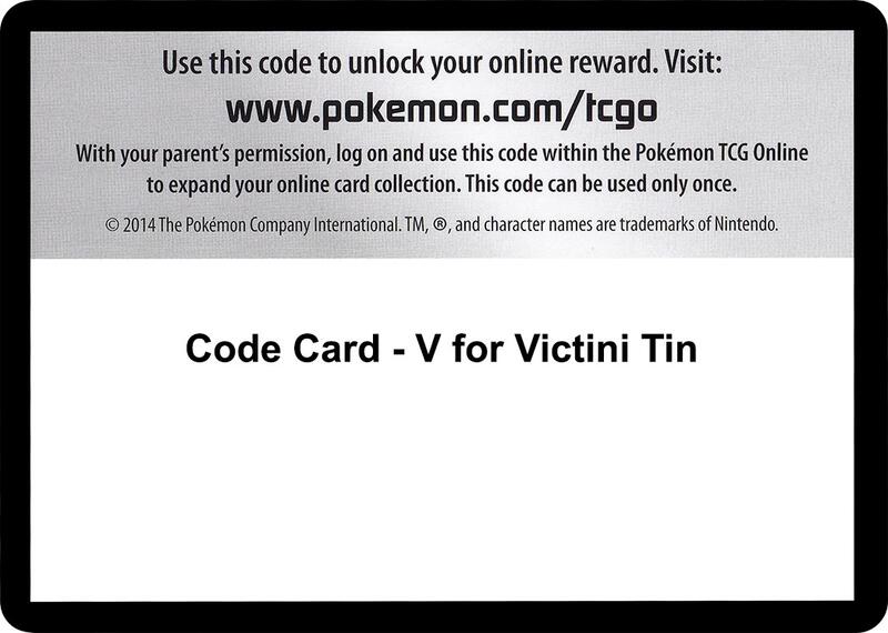 Code Card - V for Victini Tin