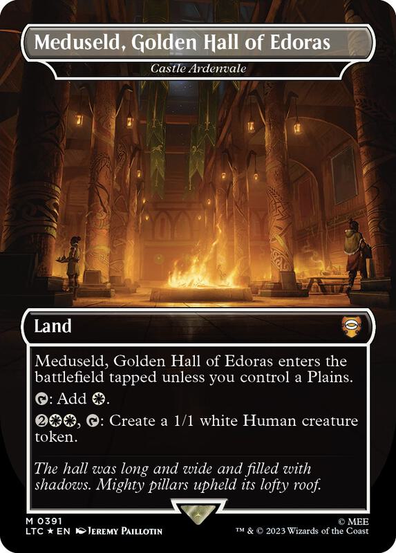 Meduseld, Golden Hall of Edoras - Castle Ardenvale (Borderless) (Surge Foil)