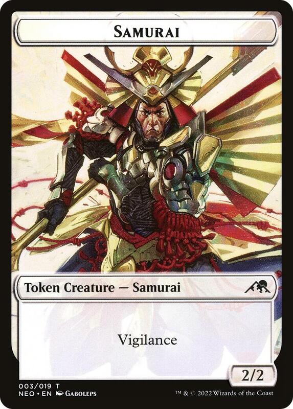 Samurai (003) // Pilot (001) Double-sided Token