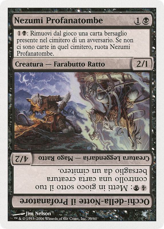 Nezumi Graverobber // Nighteyes the Desecrator (Italian) - "Nezumi Profanatombe" (A39)