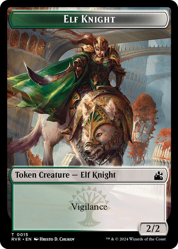 Elf Knight // Goblin (0009) Double-Sided Token