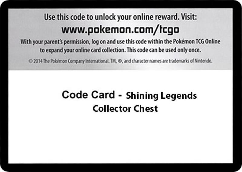 Code Card - Shining Legends Collector Chest
