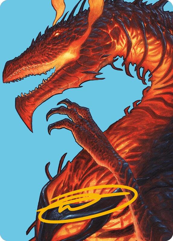 Herigast, Erupting Nullkite Art Card (Gold-Stamped Signature)