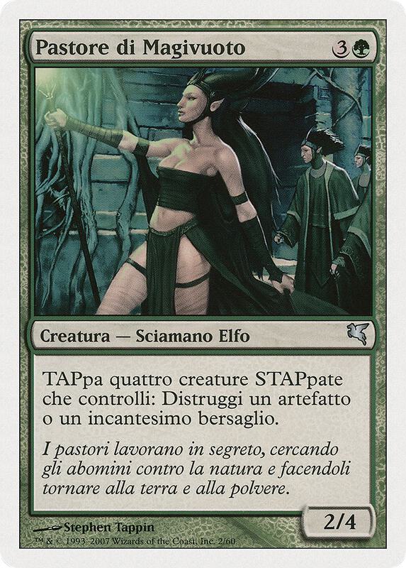 Nullmage Shepherd (Italian) - "Pastore di Magivuoto"