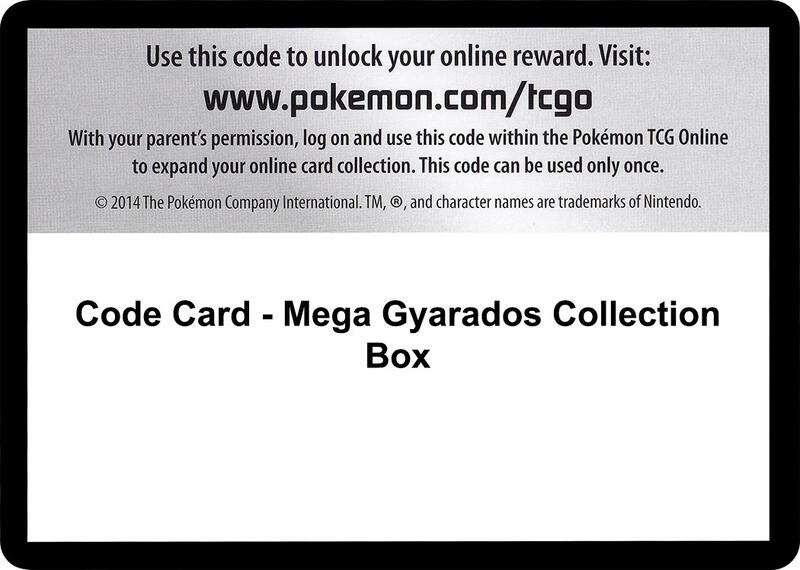 Code Card - Mega Gyarados Collection Box