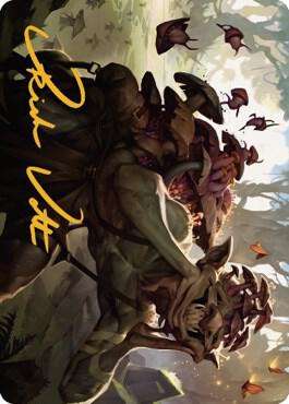 Sprouting Goblin Art Card (Gold-Stamped Signature)
