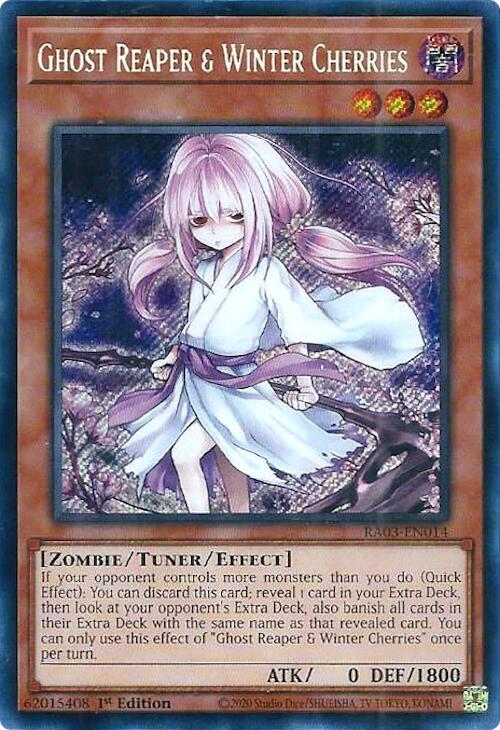 Ghost Reaper & Winter Cherries (Alternate Art) (Secret Rare)