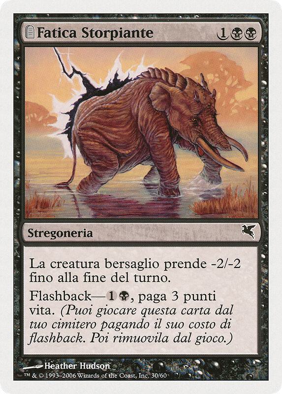 Crippling Fatigue (Italian) - "Fatica Storpiante" (A30)