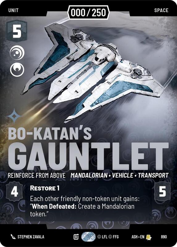 Bo-Katan's Gauntlet - Reinforce from Above (Serialized)