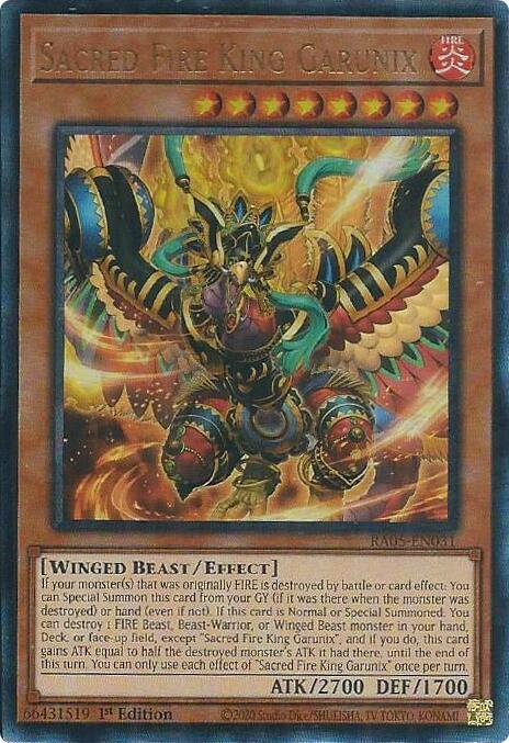 Sacred Fire King Garunix (PUR)