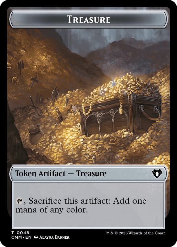 Treasure // Elemental (0037) Double-Sided Token