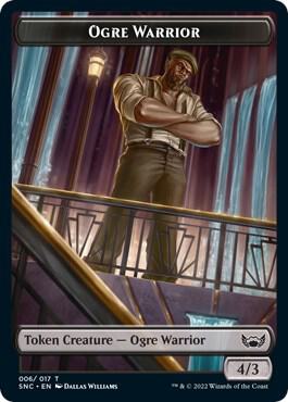 Ogre Warrior // Dog Double-Sided Token