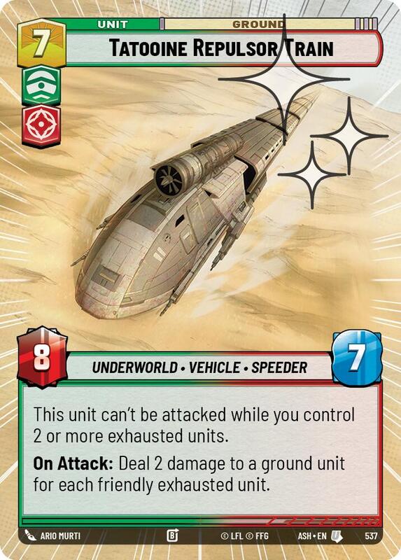 Tatooine Repulsor Train (Hyperspace Foil)