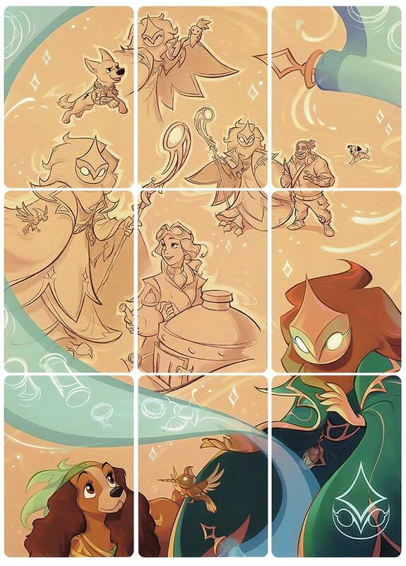 Archazia's Island Puzzle Insert (Set of 9) (Version 2 of 2)